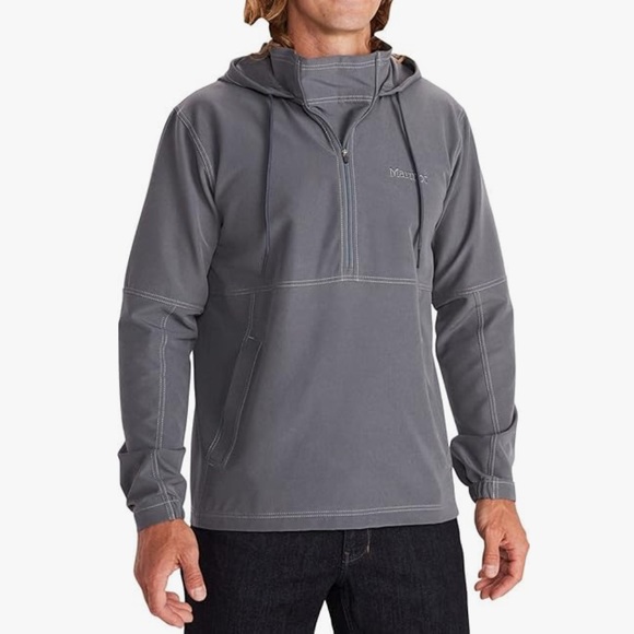 Marmot‎ Andino Pullover Hoodie Jacket. Men’s Large. Gray. - Picture 1 of 8